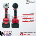 Edon Impact Wrench Brushless Baterai ED-48T Mesin Buka Baut 48V SET