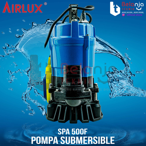 Airlux Mesin Pompa Celup SPA 500 Submersible Pump Pompa Air Kotor