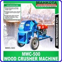Mahkota Mesin Penghancur Kayu MWC-500 Wood crusher Machine + Diesel ZS1115 24 HP