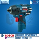 BOSCH Mesin Obeng Baterai GDR 12V-110 LI Impact Screwdriver Set 2 AH