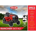 Rover Mesin Potong Rumput Mobil 42 Inch Raiding Lawn Mower 42" Rancher 547/42
