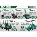 GreenMaster Mesin Potong Rumput Dorong 19 Inch Hover Mower 19" Golf Series 159 CC