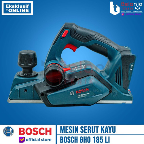 Bosch Mesin Serut Kayu Ketam Baterai GHO 185 LI Planner 18V Procore