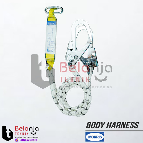Morris Full Body Harness Elite Double Hook Full Set Safety Belt Sabuk