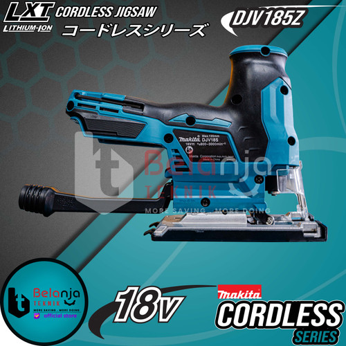 Makita Mesin Gergaji Triplek Kayu 18V Jigsaw Cordless Baterai DJV185Z