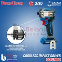 DongCheng Impact Driver Baterai DCPL208Z Pembuka Baut Brushless 20V