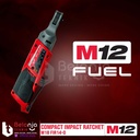 Milwaukee Compact Impact Ratchet M12 FIR14-0 Kunci Rachet Set 12V 6 AH