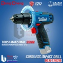 Dongcheng Impact Drill Cordless DCJZ1202i Mesin Bor Baterai 12V 10MM DCJZ 1202 I DCJZ1202 10 MM