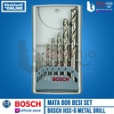 Bosch Mata Bor Besi Set 7 Pcs HSS-G Metal Drill Bits 2-10 MM Din 338
