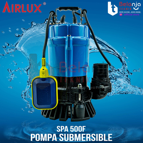 Airlux Mesin Pompa Celup SPA 500 Submersible Pump Pompa Air Kotor