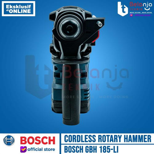 Bosch Rotary Hammer Cordless GBH 185-Li Bor Beton Charger 2X Baterai 2 AH
