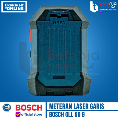 Bosch Meteran Laser Garis GLL 50 G Line Laser Level Green 15 Meter