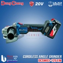 Dongcheng Angle Grinder Baterai DCSM03-125 EM Mesin Gerinda 20V SET DCSM 03 125 DCSM03-125EM