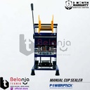 Powerpack Mesin Pres Segel Gelas Cup CS-M795TC Cup Sealer Manual 300W