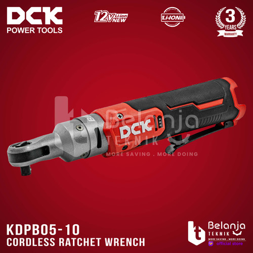 DCK Ratchet Cordless KDPB05-10Z Rachet Sock Wrench 12V Socket Sok 3/8 Unit Only