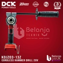 DCK Cordless Hammer Drill KDJZ03-13Z 20V Bor Impact Baterai Unit Only
