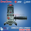 Dongcheng Angle Grinder Baterai DCSM03-100 EM Mesin Gerinda 20V SET