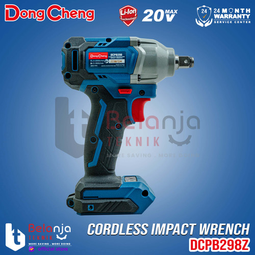 Dongcheng Impact Wrench Baterai DCPB298Z Mesin Buka Baut 20V Unit Only