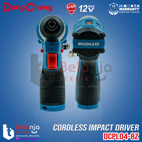 Dongcheng Impact Driver Cordless DCPL04-8 Z 12V Brushless Bor Obeng
