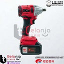 Edon Impact Wrench Brushless Baterai ED-48T Mesin Buka Baut 48V SET