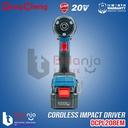 DongCheng Impact Driver Baterai DCPL208 EM Pembuka Baut Brushless 20V
