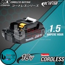 Makita Battery 18V BL 1815 B Baterai 18 V Lithium Ion BL1815B 1.5 Ah