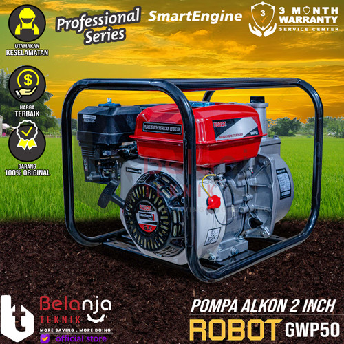 Robot Mesin Pompa Air Irigasi Sawah GWP 50 Pompa Alkon 2 Inch GWP50 2"