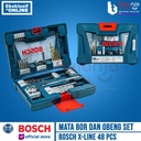 Bosch Mata Bor Dan Obeng X-Line 48 PCS Titanium Drill And Screwdriver