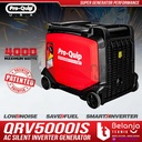 Proquip Generator Silent Inverter QRV5000IS Genset Bensin 4000 Watt QRV 5000 QRV5000 IS