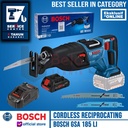 Bosch Mesin Sabre Saw Cordless GSA 185-Li Set Procore Baterai 4Ah 18V