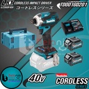 Makita Mesin Bor Obeng TD001GD201 Impact Driver Cordless Set 40V TD001