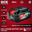 DCK Lithium Battery Pack 20V 4.0 AH Baterai Cordless 20V 4 AH FFBL2040