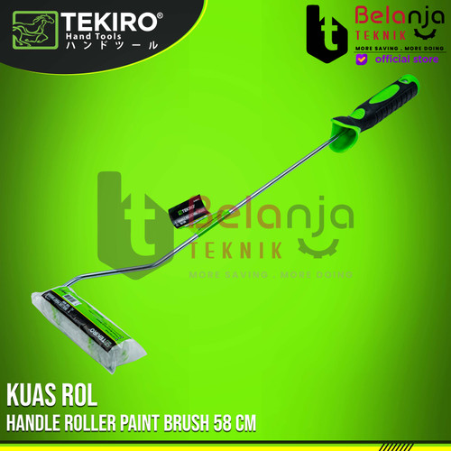 Tekiro Kuas Rol kapal 4 Inch Gagang Panjang 58 CM Kuas Roll cat Tembok