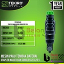 Tekiro Stapler Nailer Gun Cordless XV 20 V Mesin Paku Tembak Baterai