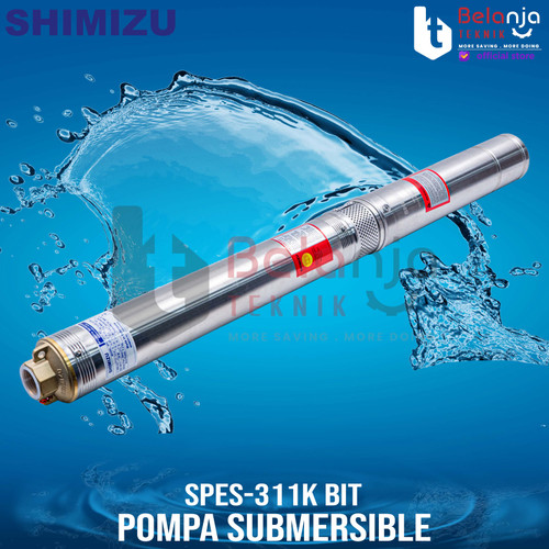 Shimizu Pompa AIr Satelit Eco Series SPES 311K Submersible 1/2 HP 370W
