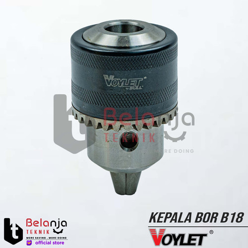 Voylet Kepala Bor B18 16 mm Drill Chuck Kones B18 16MM Kepala Bor 16mm