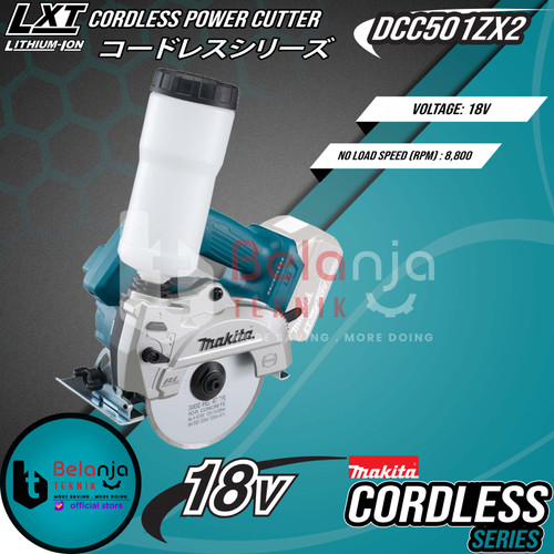 Makita Cordless Power Cutter 18V DCC501ZX2 Mesin Potong Beton 18 V