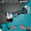 Makita Mesin Gerinda Baterai Cordless DGA408Z Angle Grinder 4 Inch 18V