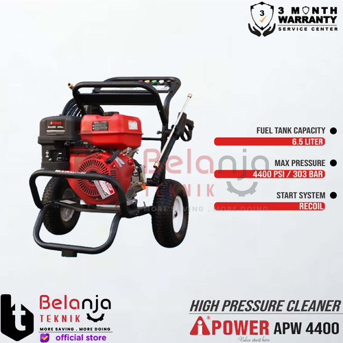 AiPower High Pressure Jet Cleaner APW 4400 Pro Mesin Cuci APW4400