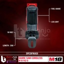 Milwaukee Gergaji Reciprocating M18 FHZ-0 Mesin Sabre Saw Set 18V 8 AH