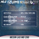 Izumi Mesin Trafo Las MO 200 Inverter Potable 200 A MO200 DC Welder