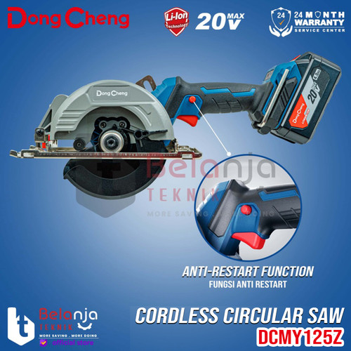 Dongcheng Mesin Circular Saw Cordless DCMY125Z Sirkel Kayu DCMY 125