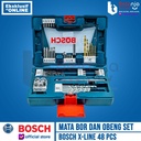Bosch Mata Bor Dan Obeng X-Line 48 PCS Titanium Drill And Screwdriver