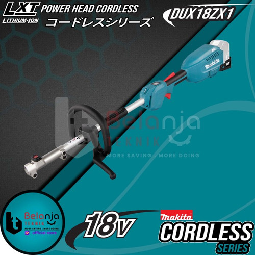 Makita Multi Function Power Head DUX18ZX1 Potong Rumput Set 18V 5 AH