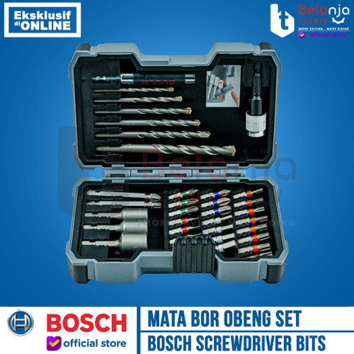 Bosch Mata Bor Obeng Kombinasi Set 35 Pcs Screwdriver Drill Bits 35Pcs