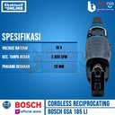Bosch Mesin Potong Sabre Saw Cordless GSA 185-Li + Charger Baterai 4AH