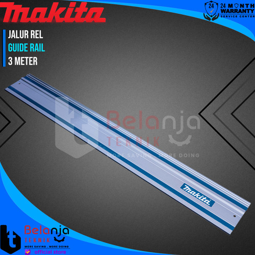 Makita Guide Rail 3 Meter 3000 MM Jalur Rel Part Gergaji Plunge Saw 3M