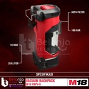 Milwaukee Backpack Wet & Dry Vacuum M18 FBPV-0  Penghisap Debu SET 18V