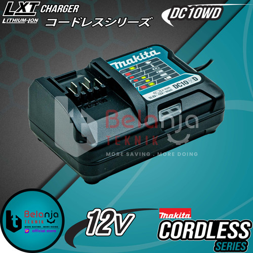 Makita Lithium-Ion Rapid Optinum Charger DC10WD 12V max CXT DC 10 WD