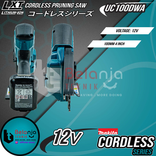 Makita Alat Pemotong Dahan Pohon UC100DWA Pruning Saw Mini Baterai 12V